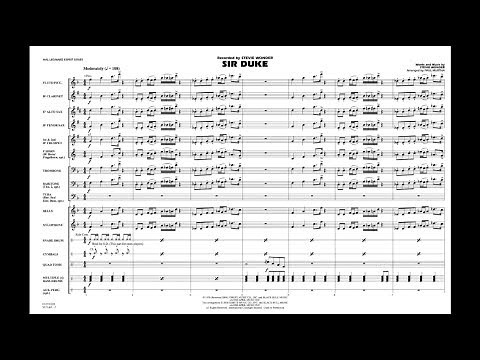 Sir Duke by Stevie Wonder/arranged by Paul Murtha