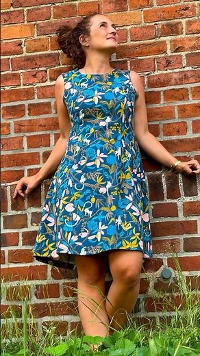 Sommerkleid nähen für Anfänger mit dem ‪@schneiderakademie‬ Nähkurs genäht