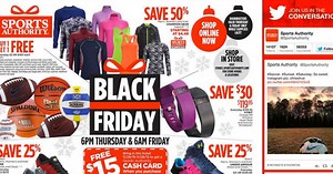 Sports Authority Black Friday Ad: Free gift cards w/ footwear, FitBit Charge HR $120, more