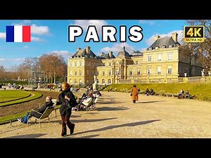 🇫🇷 The Most Famous Park in Paris!🌷Luxembourg Gardens 4K Walk | Jardin du Luxembourg 🇫🇷