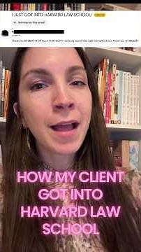 How My Client Got Into Harvard Law School (3-Step Strategy)