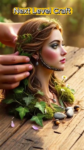 🌺 This Handmade Forest Empress Looks Absolutely Unreal! 🌿