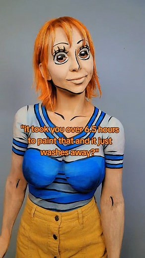 GeenaPaints on Instagram: "Nami body art"