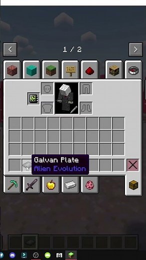 HOW TO CRAFT GALVANIZED PLATE AND CIRCUIT IN MINECRAFT ALIEN EVOLUTION