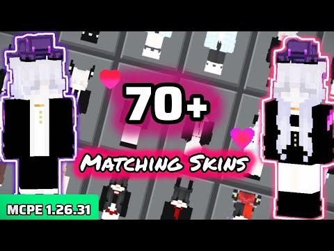 MCPE 1.26.31 New 75+ Matching Cosmetics Skins | EXT FAHAD | Android, Pc, Ios |