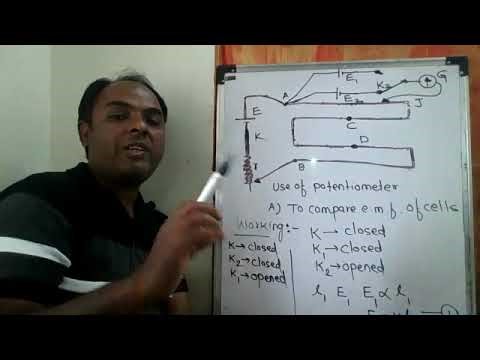 Physics l Class 12 l Current Electricity: Use of Potentiometer to compare E M.F of Cells