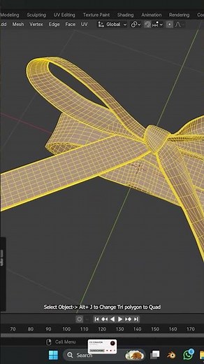 Blender Topology Fix – Convert Tris to Quads Fast