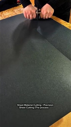 Precision Rubber Sheet Cutting Using a Rotary Wheel Cutter | Satisfying Industrial Cutting Process