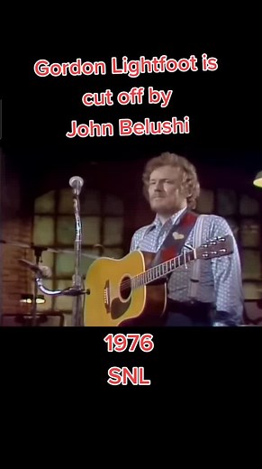 1976 SNL Gordon Lightfoot 'Sundown' Incident with John Belushi