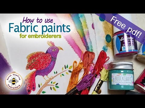 An introduction to using paint in your embroidery projects