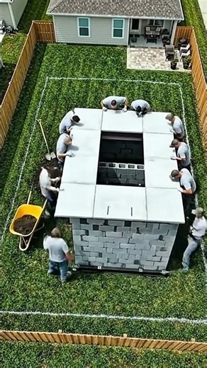 Building Secret Underground Bunker in Backyard #bunker#undergroundbunker#bunkerbuild#timelapsebuild