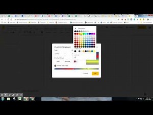 Custom Gradient Backgrounds for Google Slides