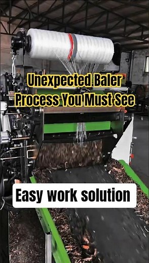 Automatic Baler Machine: Turning Loose Material into Solid Bales