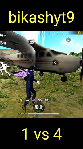 last zone 😱1 vs 4 #freefire #bikashyt9 #clutch #yuta #ffshorts #ffshorts #freeitems #totalgaming