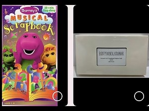 Barney's Musical Scrapbook Screener & Original VHS