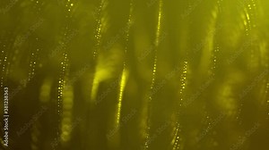 Beautiful golden particle line pattern background. Distorted golden particle line patterns float around for a luxurious event theme.