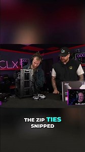 CLX Foundry LIVE Clips: PC Building Case Setup #shorts