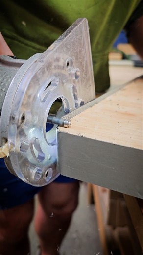 1.7K views · 28 reactions | Cleaning up a laminated edge... **Link to the tools used in this reel** This post contains affiliate links. If you click and make a purchase, I may earn a small commission at no extra cost to you. Trim Router Bit - https://amzn.to/4nSPUzG Dewalt Palm Router - https://amzn.to/4nhR3zI DEWALT Trend Tool Technology #dewalt #palmrouter #woodworking #trend | The Natural Workshop | Facebook