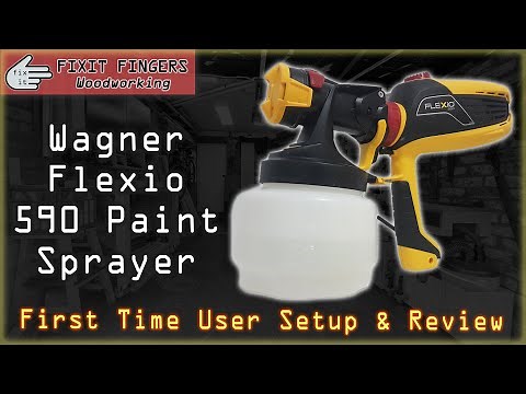Wagner Flexio 590 Paint Sprayer Review and Setup