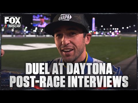 Chase Elliott, Joey Logano and more post-race interviews from Duel at Daytona 🏁 NASCAR on FOX