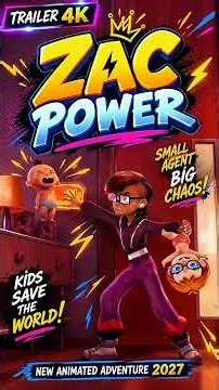 ZAC POWER (2027), Trailer 4K , New Animated Spy Adventure⚡ #trailer2027 #movie2027