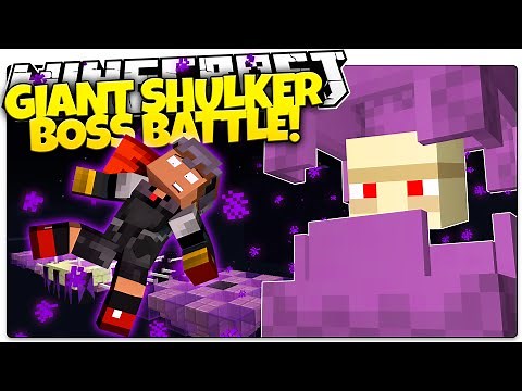 Minecraft 1.9 | GIANT SHULKER BOSS FIGHT! 7 Crazy Attacks (Minecraft 1.9 Snapshot Custom Boss)