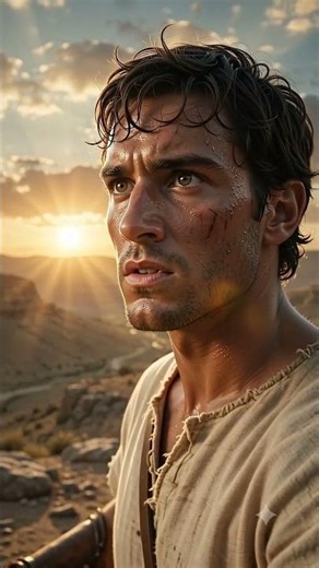 David Defeats Goliath 🪨 | The Greatest Underdog Victory in the Bible #bible #biblemovie