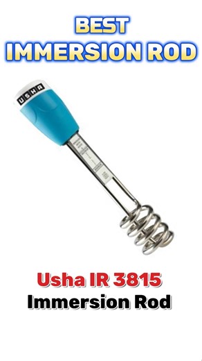 Usha IR 3815 1500 Watts Immersion Rod Heater | Best Immersion Rod Under 500 - 1000 in India 2026