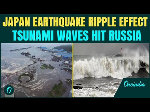 VIDEO: 13-feet High Tsunami Waves hit Russian Coast in Kamchatka | Japan, U.S on High-alert