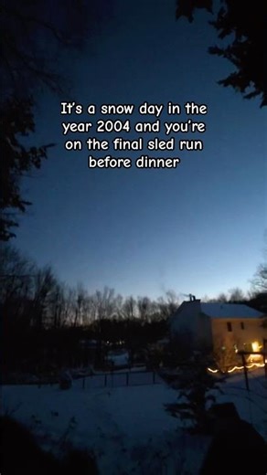 Snow Days in 2004 #nostalgia