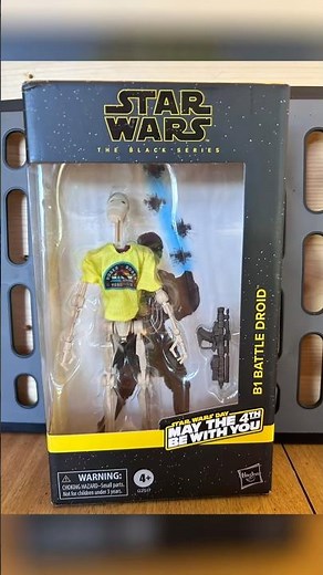 Star Wars Hasbro Black Series May The 4th Be With You B1 Battle Droid.