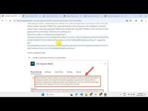 How To Get Microsoft Forms Id