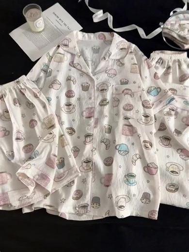 รูปแบบขนมหวานน่ารักดีชุดนอนนี้ดูดี #ชุดนอน #แต่งตัว & แมตช์ #ootd