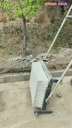 Precise Concrete Demolding! Custom Mold Tilting System