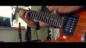 Music video of man who plays all instruments making a soundtrack
