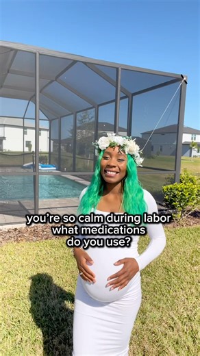 them: you’re so calm during labor what medications do you use? ….me: