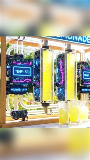 Summer Refreshment Meets Circuit Logic 🍋⚡️