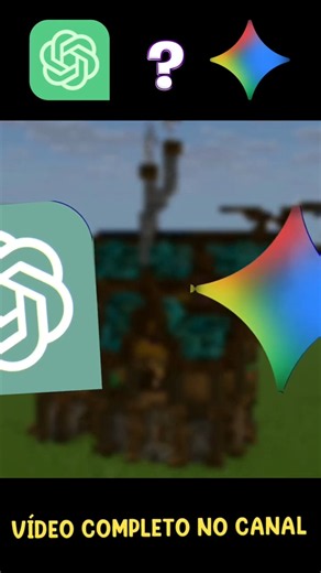 QUAL SERÁ A MELHOR IA??? #minecraft #minecraftai #ia #inteligenciaartificial #chatgptvsgemini