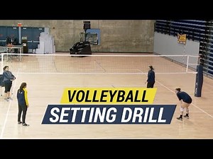 Volleyball Setting Drill - Right Back Right Front Exchange - Coach Ashlie Hain