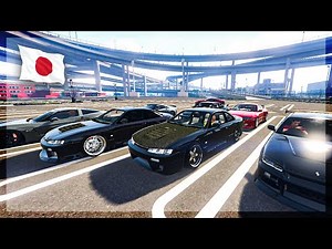 GTA 5 FiveM - TOKYO DAIKOKU JDM CAR MEET + DRIFTING!