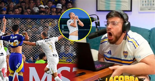 Streamer 'La Cobra' explota tras gol de Hernán Barcos a Boca: "Tiene 50 años, cobra jubilación"
