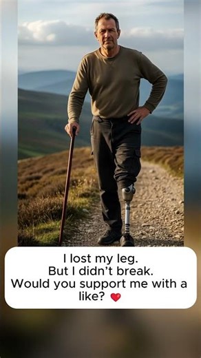 Strength is inside ❤️ I Lost a Leg, But Not Myself #shorts #respect #health #reallife #humanstories