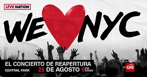CNN transmitirá "WE LOVE NYC: The Homecoming Concert" para celebrar el resurgimiento de la ciudad después del covid-19. Sábado 21 de agosto a las 5 p.m., hora de Miami. https://cnn.it/3CXkKQC | CNN en Español
