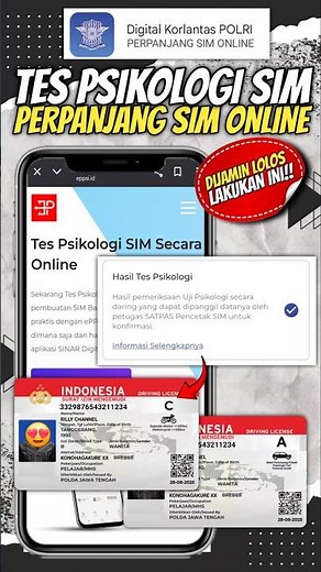 Terbaru!! Cara tes psikologi Perpanjang SIM A SIM C online ● TES PSIKOLOGI EPPSI SIM ONLINE