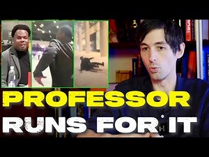 Leftist Professor Panics & Flees After Being EXPOSED by Undercover Journalist