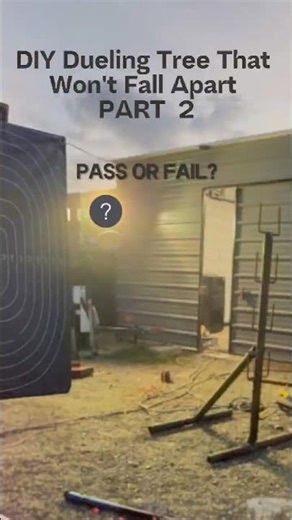 DIY Dueling Tree That Won't Fall Apart PART 2 #shorts #welding #diy