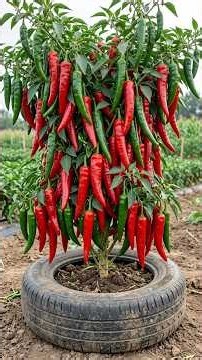 How to propagate chili plants from fruit for a high yield#chilli #Peppers #Grow#grafting