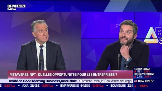 BFM Stratégie (Cours n°165): Metaverse, NFT, quelles opportunités pour les entreprises ? - 12/02