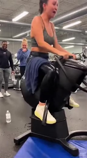 Beautiful woman riding a rocking horse #TikTok #embarrassing #Trending #funny #rockinghorse