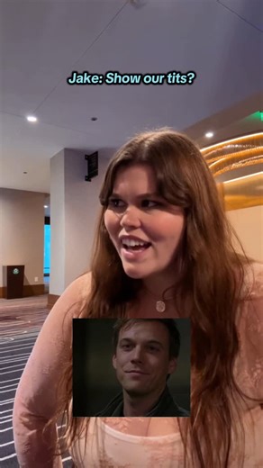 emmie 🌸 on Instagram: "and then i ran away and doubled over cursing the biggest menace of my life, jake abel. someday he’ll have working ears. awesome. - - #spn #supernatural #spnfamily #spnnashville #jensenackles #jaredpadalecki #jakeabel #deanwinchester #samwinchester #adammilligan #conventions #spnfam #cosplay #spncon #spnedit #spnnash #spnnashville"